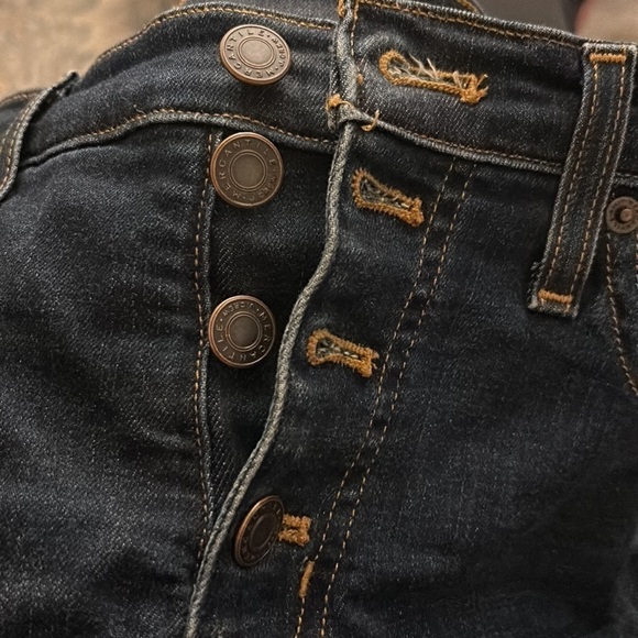 Mercantile by J. Crew Button Fly Dark Wash‎ Jeans - Size 26 - Picture 9 of 9